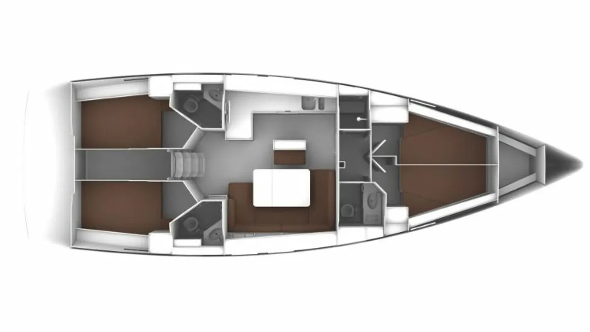 Bavaria 46 Layout